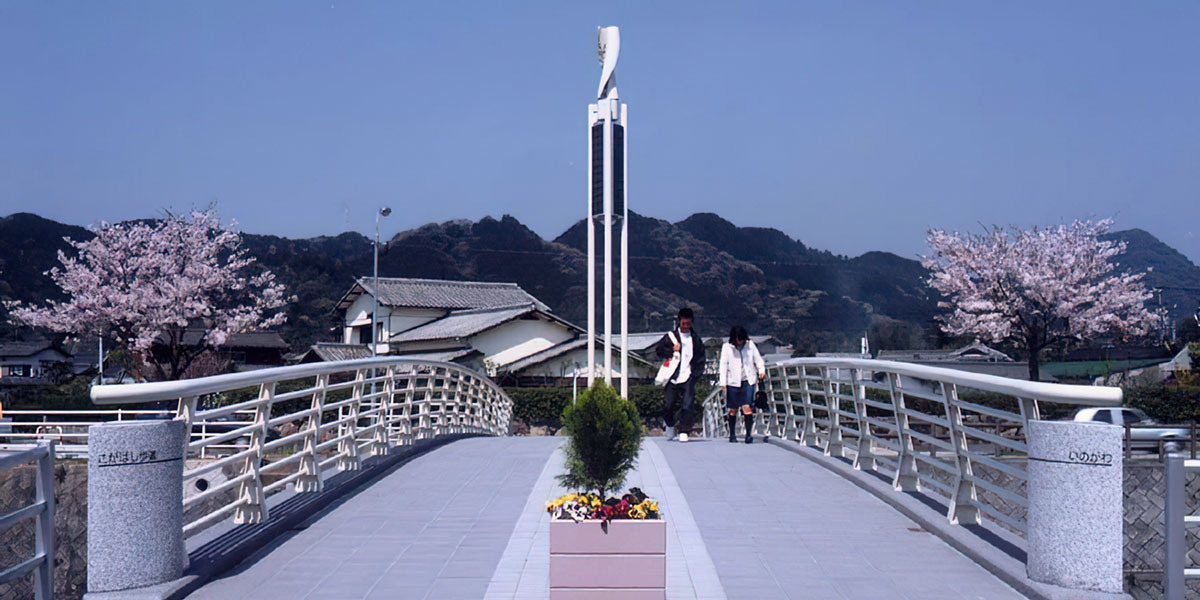 親柱-古賀歩道橋