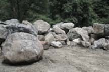 岩盤浴-採石